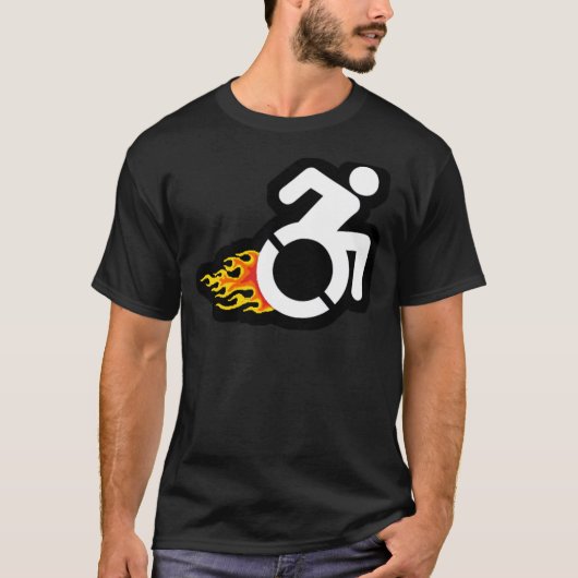 WHEELCHAIR HOTROD! T-SHIRT (Voorkant)