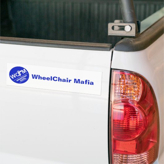 WheelChair Mafia bumper sticker (Op Truck)