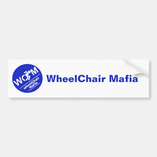 WheelChair Mafia bumper sticker (Voorkant)