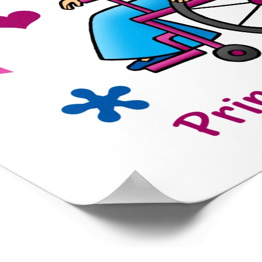 Wheelchair Princess Poster (Hoek)
