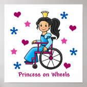Wheelchair Princess Poster (Voorkant)