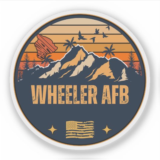 Wheeler AFB, Hawaï Sticker (Voorkant)