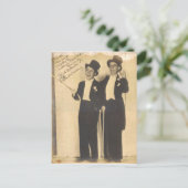 Wheeler and Woolsey Classic Comedy Team Briefkaart (Staand voorkant)