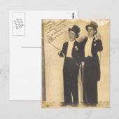 Wheeler and Woolsey Classic Comedy Team Briefkaart (Voorkant / Achterkant)