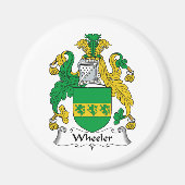 Wheeler Family Crest Magneet (Voorkant)