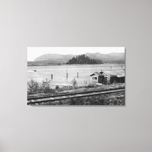 Wheeler, Oregon Nehalem Bay & Neah-Kah-Nie Canvas Afdruk (Voorkant)
