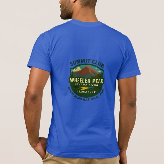 Wheeler Peak  / Great Basin National Park T-Shirt (Achterkant)