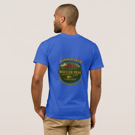 Wheeler Peak / Great Basin National Park T-Shirt 2 (Achterkant volledig)
