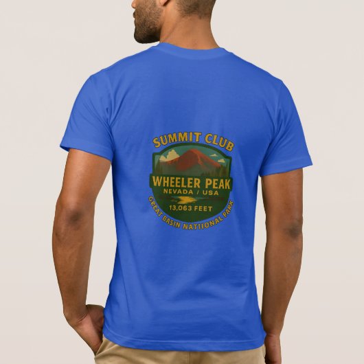 Wheeler Peak / Great Basin National Park T-Shirt 2 (Achterkant)