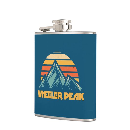 Wheeler Peak New Mexico Retro Turquoise Heupfles (Links)