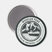 Wheeler Peak New Mexico Wandelskiën Reizen Magneet (Voorkant / Achterkant)