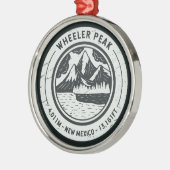 Wheeler Peak New Mexico Wandelskiën Reizen Metalen Ornament (Links)