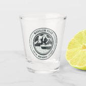 Wheeler Peak New Mexico Wandelskiën Reizen Shot Glas (Voorkant)