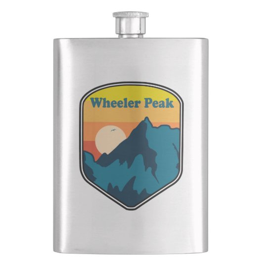 Wheeler Peak New Mexico Zonsopgang Flacon (Voorkant)