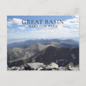 Wheeler Peak Summit Uitzicht Great Basin NP, Nevad Briefkaart (Voorkant)