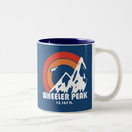 Wheeler Peak Sun Eagle Tweekleurige Koffiemok (Rechts)