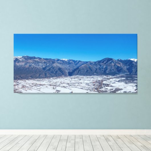 Wheeler Peak - Taos, New Mexico Canvas Afdruk (Insitu (Houten vloer))