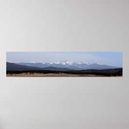 Wheeler Peak van Black Lake, New Mexico Poster