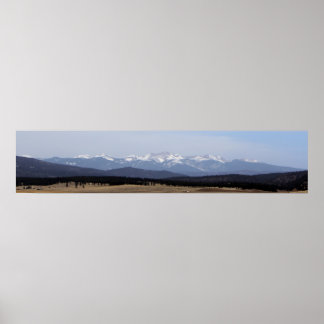 Wheeler Peak van Black Lake, New Mexico Poster