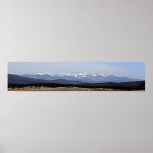 Wheeler Peak van Black Lake, New Mexico Poster (Voorkant)