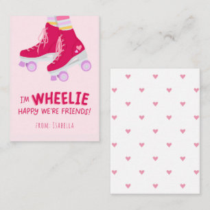 Wheelie Blijde Vriend Valentijnskaart Notitiekaartje