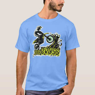 Wheelie Motocross Dirt Bike Rider Supermoto Enduro T-shirt