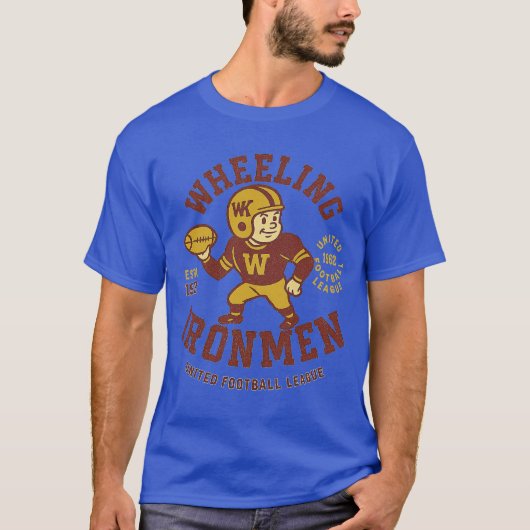 Wheeling Ironmen Football - ESTD. 1962 T-shirt (Voorkant)