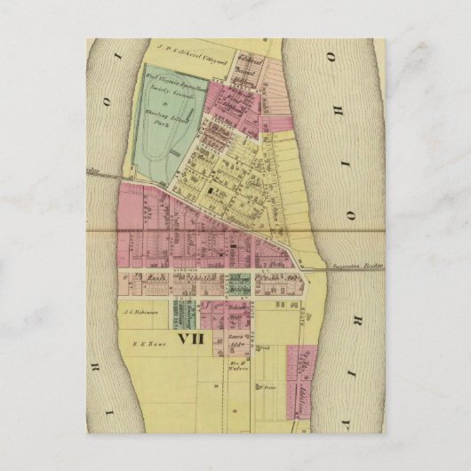 Wheeling Island Briefkaart (Voorkant)