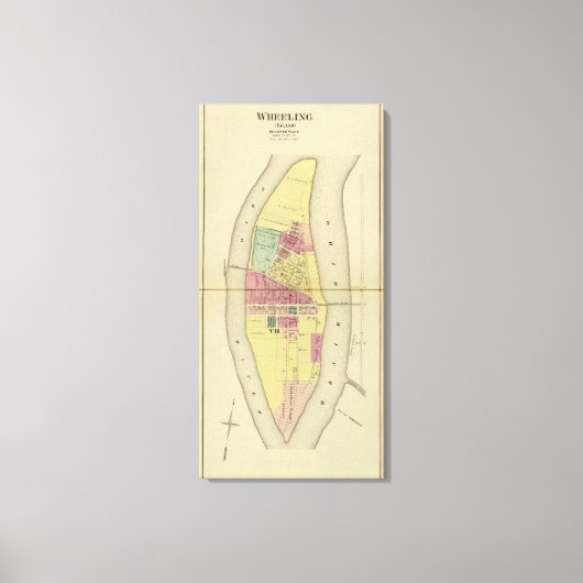 Wheeling Island Canvas Afdruk (Voorkant)