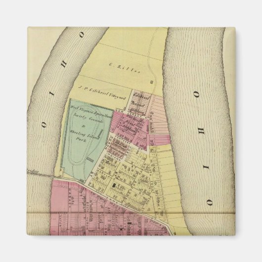 Wheeling Island Magneet (Voorkant)