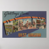 Wheeling, West Virginia - Grote Letter-scènes Poster (Voorkant)