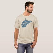 Wheeling West Virginia Houtnerf T-shirt (Voorkant volledig)