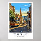 Wheeling West Virginia Travel Print (Voorkant)