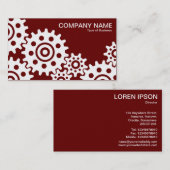 Wheels of Industry - Ruby en Gold Visitekaartje (Voorkant / Achterkant)