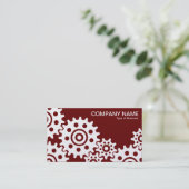 Wheels of Industry - Ruby en Gold Visitekaartje (Staand voorkant)