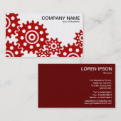 Wheels of Industry - Ruby en Gold Visitekaartje (Voorkant / Achterkant)