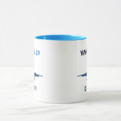 Wheels Up Aviation Start Minimalistisch Mok (Midden)