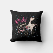 Wheely Llama Cute Persoonlijke Worp Kussen (Voorkant)