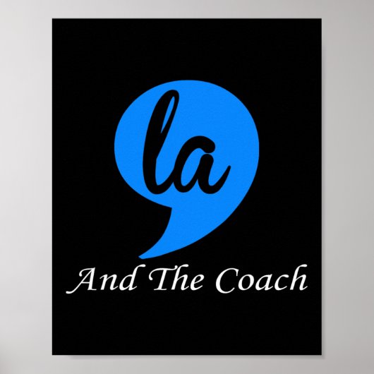 Wheimer 2024 Comma La en de coach 1 Poster (Voorkant)
