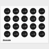 Wheimer 2024 Comma La en de coach 4 Ronde Sticker (Vel)