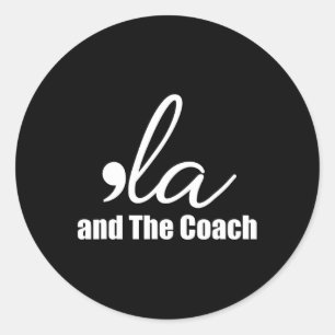 Wheimer 2024 Comma La en de coach 5 Ronde Sticker