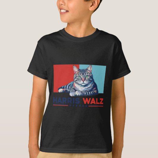Wheimer 2024 Funny Cat Election Kamala Harris T-shirt (Voorkant)
