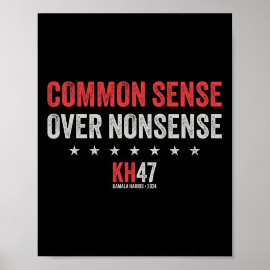 Wheimer 2024 Gezond verstand over onzin Poster (Voorkant)