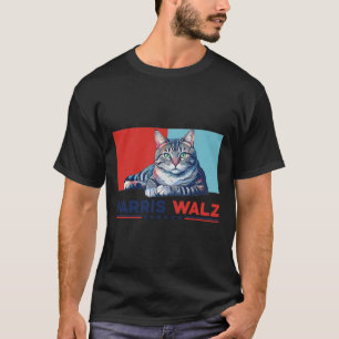 Wheimer 2024 Grappige Kat Verkiezing Kamala Harris T-shirt