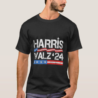 Wheimer 2024 Retro Verkiezing Kamala Harris Tim W  T-shirt