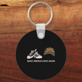 Wheimer Kamal Make America Nice Again Kamala Rally Sleutelhanger (Voorkant)