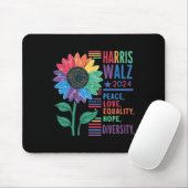 Wheimer Peace Love Equality Hope Diversity Kamala Muismat (Met muis)