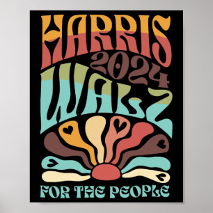 Wheimer voor de mensen Kamala Harris Waltz Poster