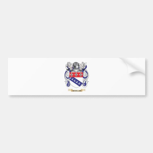 Whelan Family Crest (wapenschild) Bumpersticker (Voorkant)