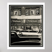 Whelan's Drug Store B&W Poster 16 x 20 (Voorkant)